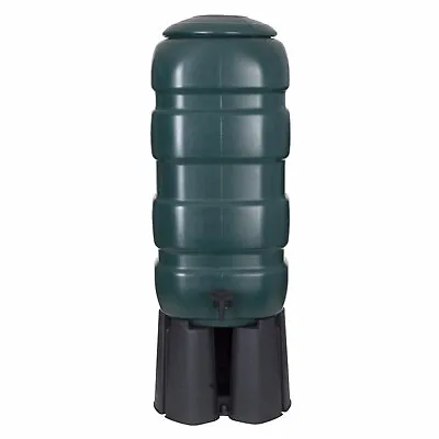 Whitefurze 100L Water Butt Kit Green Rain Storage With Diverter Hose Tap Stand • £39.50