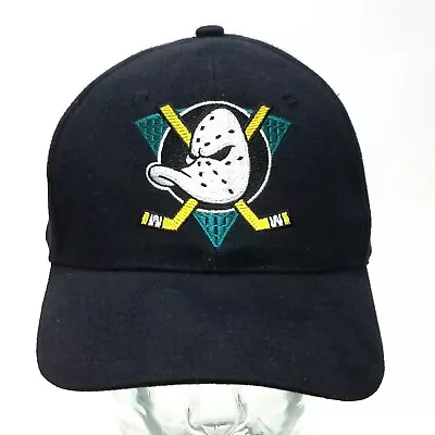 Vintage 90's Anaheim Mighty Ducks NHL Snapback Hat Cotton Embroidered Logo NHL • $29.95