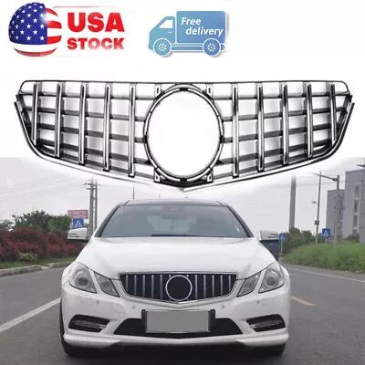 Chrome Black Front Grill Grille For Benz W207 C207 Coupe E250 E350 E550 10-2013 • $62.06