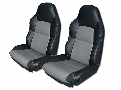 For Chevy Corvette C4 Standard 94-96 Black/grey Iggee Custom Fit Seat Covers • $159