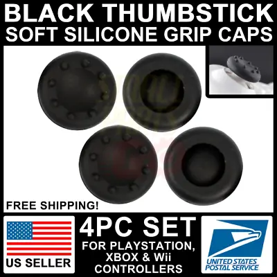 4x Silicone Thumbstick Grips For PS5/PS4/PS3/PS2 Xbox/One/360/S/X/Wii Controller • $3.49