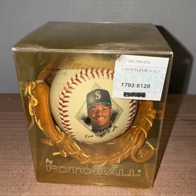 1995 NOS #24 Ken Griffey Jr. Souvenir Baseball & Mini Baseball Glove By Fotoball • $17.75