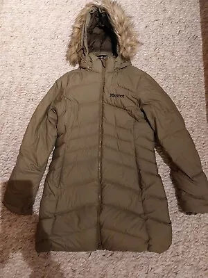 £35 • Buy Marmot Womens Montreal Insulated Goose Down Parker, Size Medium 