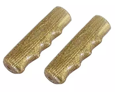 New! Classic Kraton Rubber 212 Cruiser Bicycle Lowrider Bike Grips Sparkle Gold. • $4.69