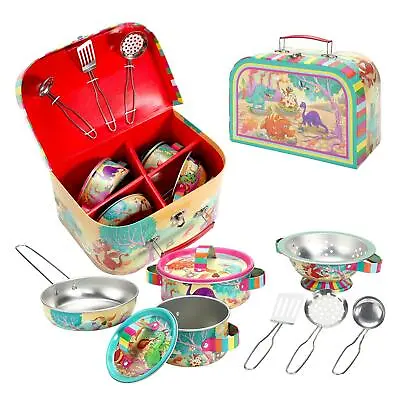 £14.99 • Buy SOKA Dinosaur Kids Kitchen Set Toy Pots And Pans Set Toy Kitchen Accessories