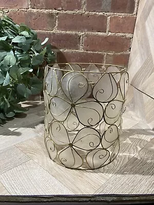 Vintage Beautiful Capiz Shell Light/Lamp Shade • £16