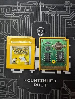 Pokemon Yellow Version Authentic Dry Dead Battery No Save Nintendo GameBoy • $54.69