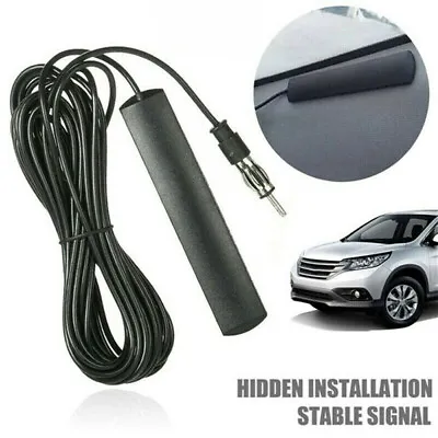 £5.99 • Buy Car Interior Mount Hidden Amplified Antenna Electronic Stereo AM/FM Radio Aerial