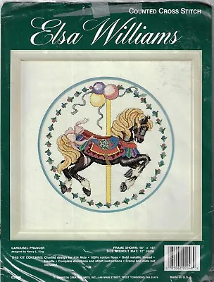 Elsa Williams~ Carousel Prancer ~Counted Cross Stitch Kit 02048 • $16