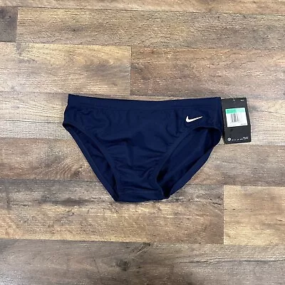 Nike Speedo Mens 30 Blue Swim Suit Brief Swimmer Wear NEW • $19.99