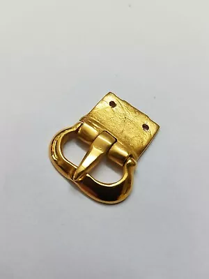 £32.50 • Buy Belt Buckle. Genuine Early Medieval, Copper Alloy. Restored 23 Carat Gold Plated