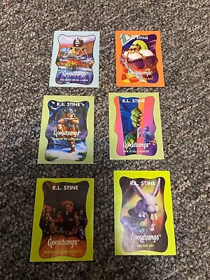 7 Vintage Goosebumps Bookmark Cards 1996-97 R.L Stine!  Perforated Edges • $0.75