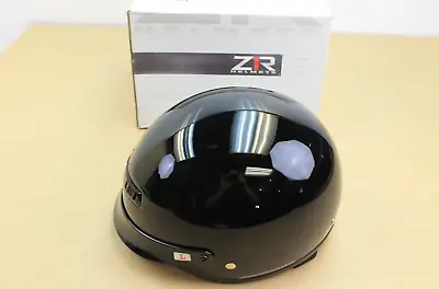 Z1R Nomad Motorcycle Half Helmet Gloss Black Large • $40