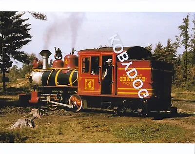 Edaville Railroad Steam #4 8x10 Color Photograph-South Carver MA 1954 • $12.95