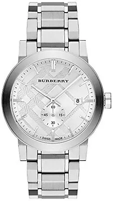 Brand New Burberry BU9900 The City Silver Dial  Stainless Steel  Men's Watch • $199.99