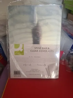 Spine Bar & Clear Cover Kit A4 150mic • £5