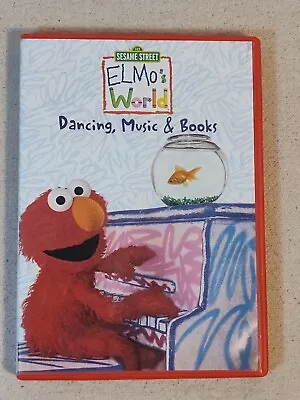 Sesame Street Elmo's World Dancing Music & Books DVD Kids Children Educational • $7.99