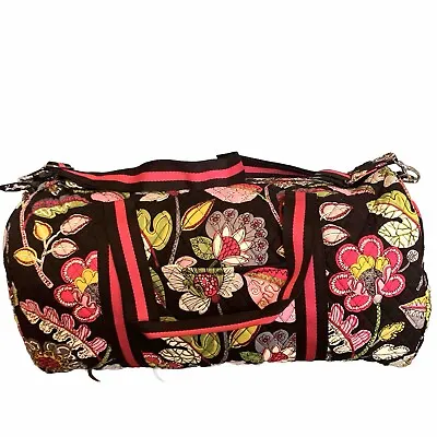 Vera Bradley Large Duffel Travel Bag In RETIRED Moon Bloom Excellent Condition • $32