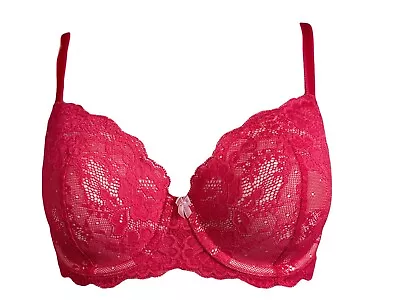 Victoria’s Secret Dream Angels Demi Bra Hot Pink 34D New • $24