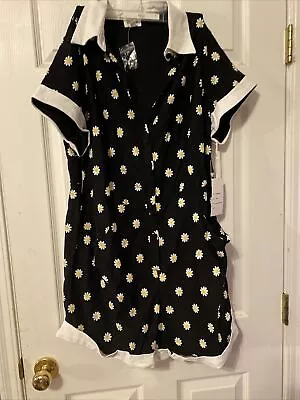 Unique Vintage Daisy Print Patsy Romper - 2X/18 — • $24