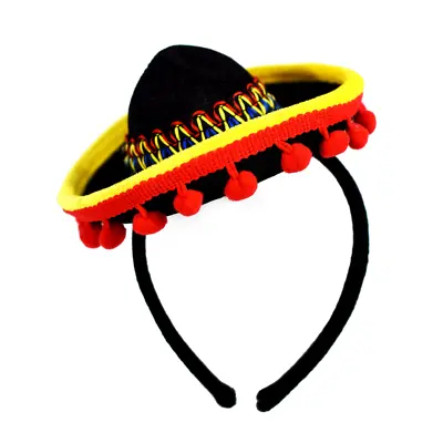 KINREX Cinco De Mayo Sombrero Headband - Mexican Fiesta Party One Size Fits All • $9.99