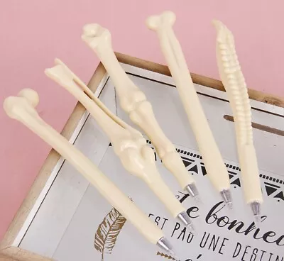 £2.50 • Buy Novelty Skeleton Bone Pen Blue  Ink Halloween Treat Gift Party Bag Fillers UK