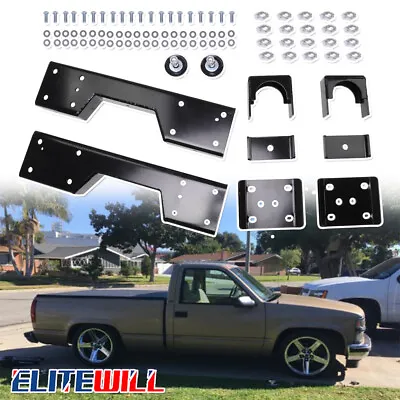 C-Notch Rear Support & Drop Flip For 88-98 Chevy Silverado C1500 GMC Sierra New • $89.99