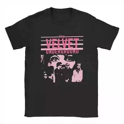 The Velvet Underground T Shirt Men Cotton Funny T-Shirts Crewneck Tees Short Sle • $17.99