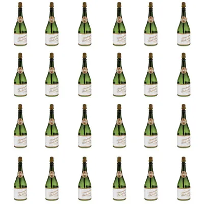 24Pcs Mini Champagne Bubbles Bottle Wedding Party Favors Reception Supplies • £13.79