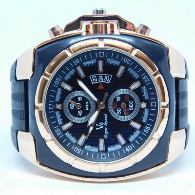 $16.99 • Buy V6 Super Speed Two Tone Quartz Analog Men's Fashion Watch