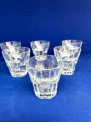 COCA COLA Scotch & Coke Whisky Drinking Glasses  Set Of 6 RARE • $28