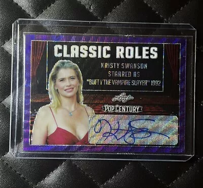 2019 Leaf Kristy Swanson Buffy The Vampire Slayer Auto Autograph Card 4/10 • $13.50