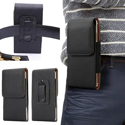 Vertical Phone Holster Belt Clip Pouch Case For IPhone SE 3rd Gen 2022 • $11.65