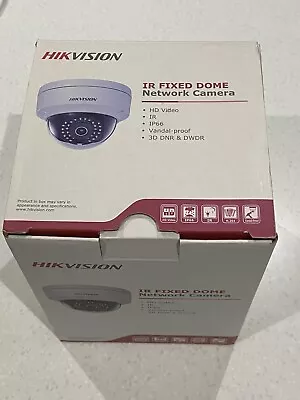 Hikvision DS-2CD2142FWD-IWS 4MP Dome Wifi IP IR POE Camera In Audio 4.0mm UK • £150