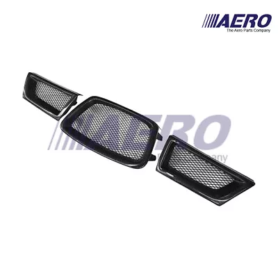 OE Style Carbon Fiber Center Grille For 06-07 Subaru Impreza WRX STI AERO • $254