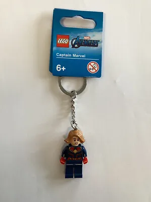 Lego Superheroes Captain Marvel Minifigure Keyring Keychain 854064 • £5.99