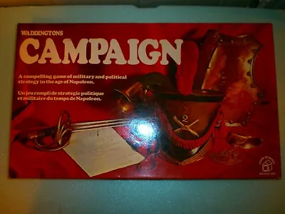 Waddingtons Campaign 1974 Complete  Has English French Instructions • £9.99