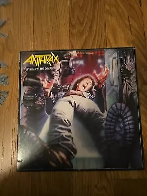 Anthrax Spreading The Disease 1985 Vinyl LP Megaforce 90480-1 VG+ With Insert! • $55