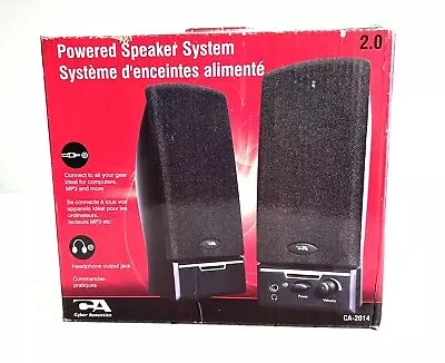 Cyber Acoustics CA-2014 Multimedia Desktop Computer Speakers  • $14.95