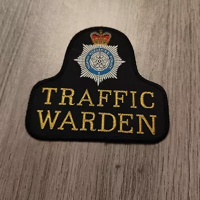 Vintage Obsolete  North Yorkshire Police  Traffic Warden Pullover Badge • £2