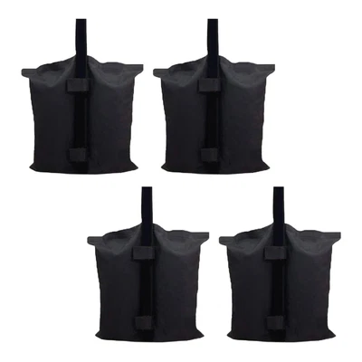 $32.08 • Buy 4 Pieces Garden Gazebo Pole Foot Leg Sandbag For Canopy Tent Patio Umbrella