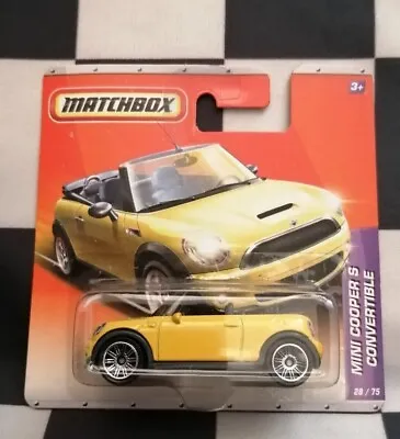 Matchbox Mini Cooper S Convertible Short Card #28/75 • $12.32