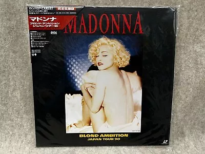 MADONNA Blond Ambition Japan Tour 90 Original 1990 Japan IMPORT Laserdisc OBI + • $65.44