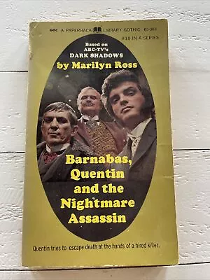 Barnabas Quentin And The Nightmare Assassin 63-363 1970 Marilyn Ross • $6.13