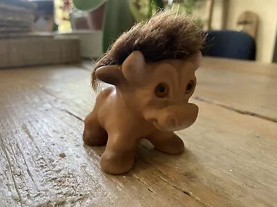 Vintage 1960's Small DAM Troll Gonk Cow By Dam Things • $28.60