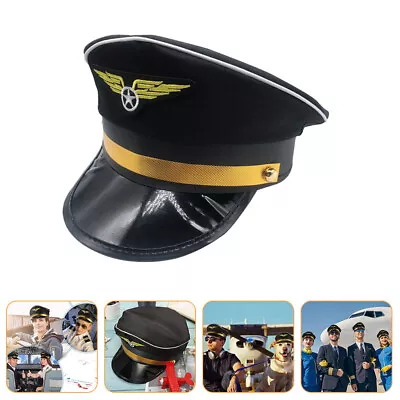 Captain Yacht Hat Marines Sailor Ship Boat Uniform Halloween Prop-II • $9.79