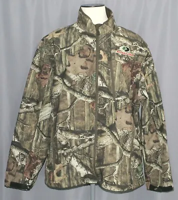 Mossy Oak Break Up Infinity Camo Full Zip Softshell Jacket Mens Size 2XL  EUC • $42.99