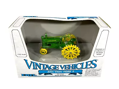 5598 Ertl Vintage Vehicles John Deere 1935 Model A Tractor ~Sealed Die Cast 1:43 • $12.95