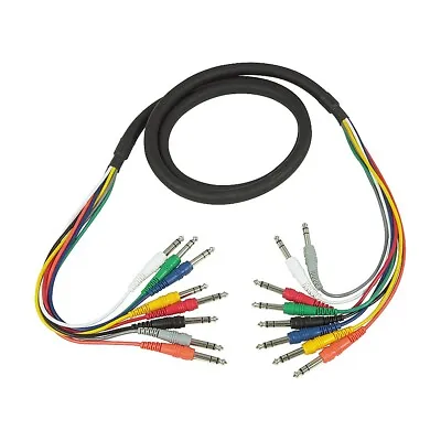 Hosa Balanced 1/4 -1/4  8-Channel Cable  6.6 Ft. • $49.95