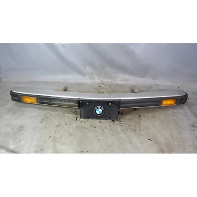 1982-1988 BMW E28 5-Series Front Aluminum Diving Board Bumper W Trim Lights OEM • $225